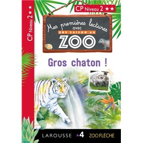 Premières lectures Une saison au zoo Gros Chaton