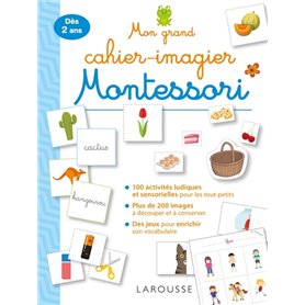 Mon grand  cahier Montessori des premiers mots