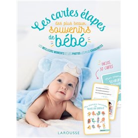 Les cartes étapes des plus beaux souvenirs de bébé