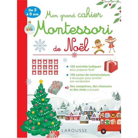 Mon grand cahier Montessori de Noel