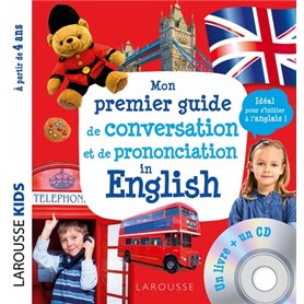 Mon premier guide de conversation et de prononciation in english (CD)