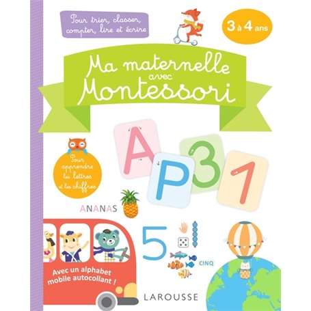 Ma maternelle avec MONTESSORI, 3-4 ans