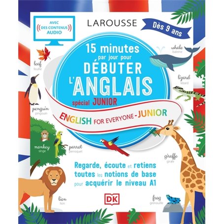 15 minutes par jour pour débuter l'anglais spécial junior