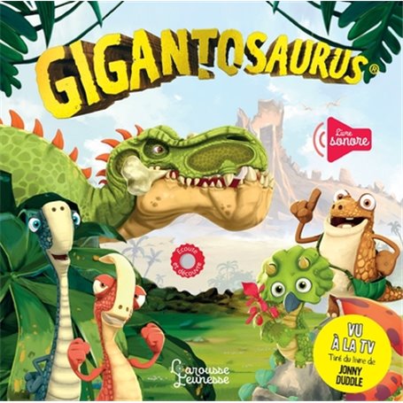 Livre-son Gigantosaurus
