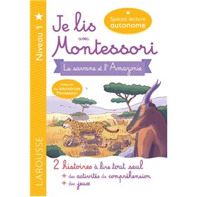 Je lis avec Montessori - Niveau 1 La Savane