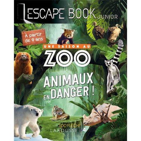 Escape book junior - UNE SAISON AU ZOO