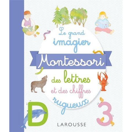 Le grand imagier Montessori lettres et chiffres rugueux