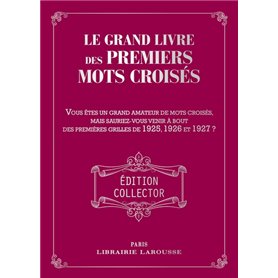 Le Grand livre des Premiers mots croisés