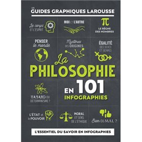 La Philosophie en 101 infographies - Guides graphiques larousse