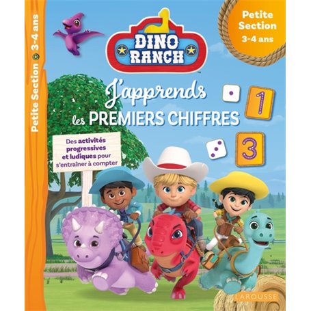 DINO RANCH - J'apprends les premiers chiffres - Petite Section