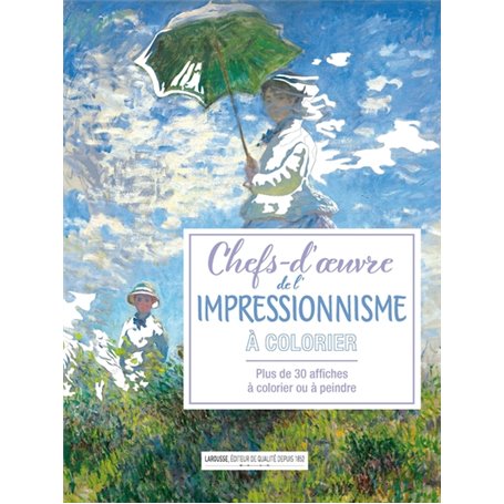 Affiches à colorier : Chefs d'oeuvre de l'impressionnisme