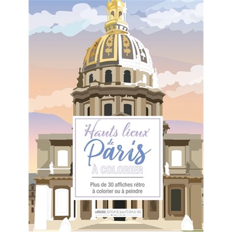 Affiches à colorier Hauts-lieux de Paris