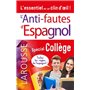 Anti-fautes d'espagnol, spécial collège