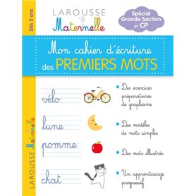 Mon petit cahier d'écriture - Premiers mots