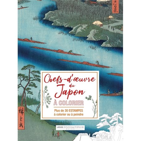 Affiches à colorier : Chefs d'oeuvre et paysages du Japon