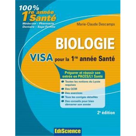 Biologie Visa pour la 1re année Santé - 2e édition