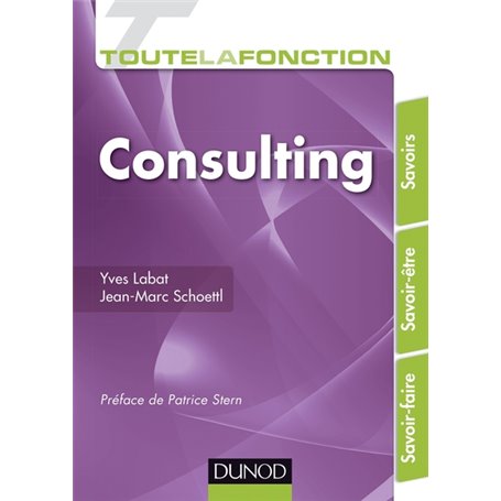 Toute la fonction Consulting - Savoir. Savoir-être. Savoir- faire