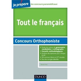 Tout le français - Concours Orthophoniste