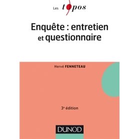 Enquête : entretien et questionnaire - 3e édition