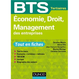 Economie, Droit, Management des entreprises - BTS Tertiaires