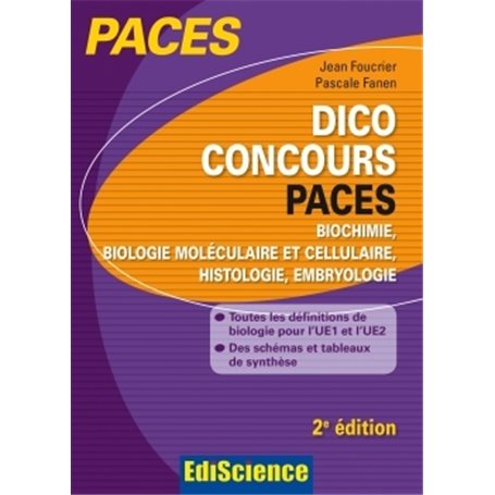 Dico Concours PACES - 2e ed.