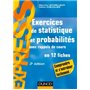 Exercices de statistique et probabilités - 3e éd. - Avec rappels de cours