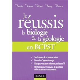 Je réussis la biologie & la géologie en BCPST