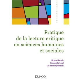 Pratique de la lecture critique en sciences humaines et sociales