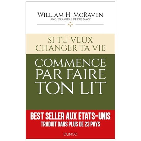 Si tu veux changer ta vie... commence par faire ton lit