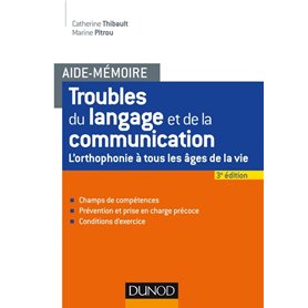 Aide-mémoire - Troubles du langage et de la communication - 2e éd. - L'orthophonie à tous les âges