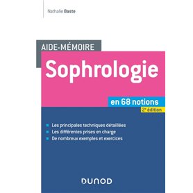 Aide-mémoire - Sophrologie -2e éd. - en 68 notions