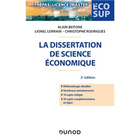 La dissertation de science économique - 2e éd.