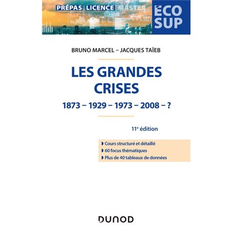 Les grandes crises - 11e éd. - 1873-1929-1973-2008- ?