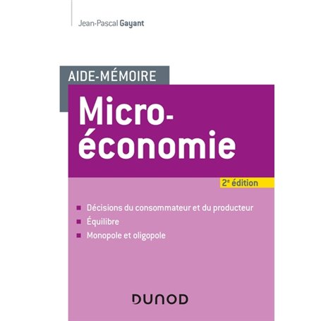 Aide-mémoire - Microéconomie - 2e éd.