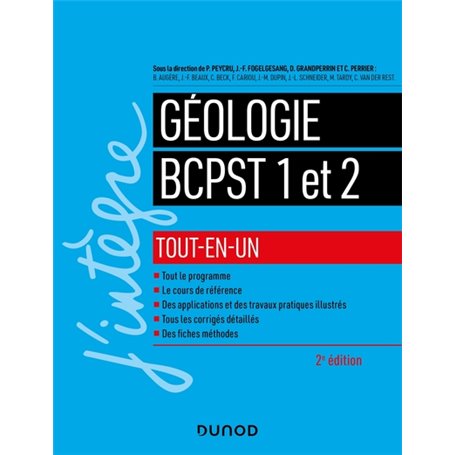 Géologie tout-en-un BCPST 1re et 2e années - 2e éd.