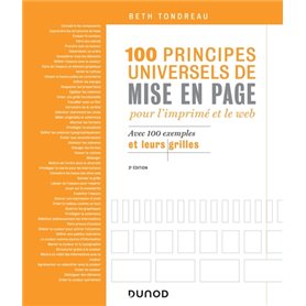 100 principes universels de mise en page pour l'imprimé et le Web - Avec 100 exemples et leurs grill