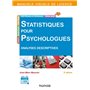 Manuel visuel - Statistiques pour psychologues - 3e éd. - Analyses descriptives