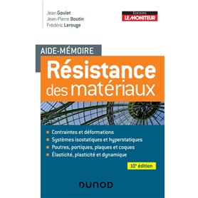 Aide-mémoire - Résistance des matériaux - 10e éd.