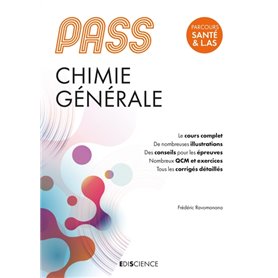 PASS Chimie générale - Manuel : cours + entraînements corrigés