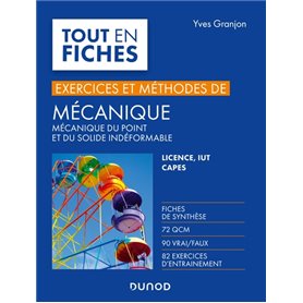 Mécanique - Exercices et méthodes - Licence, IUT, Capes