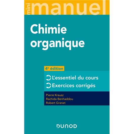 Mini manuel de Chimie organique - 4e éd.