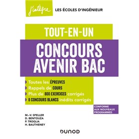 Concours Avenir Bac  - Tout-en-un - 4e éd.