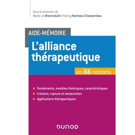 Aide-Mémoire - L'alliance thérapeutique - en 66 notions