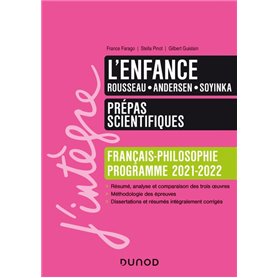 L'enfance - Prépas scientifiques Français-Philosophie - 2021-2022
