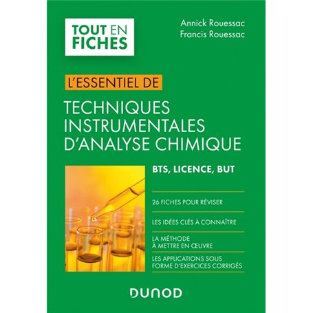 Techniques instrumentales d'analyse chimique - L'essentiel