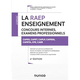 La Raep enseignement - 6e éd. Concours internes, examens professionnels