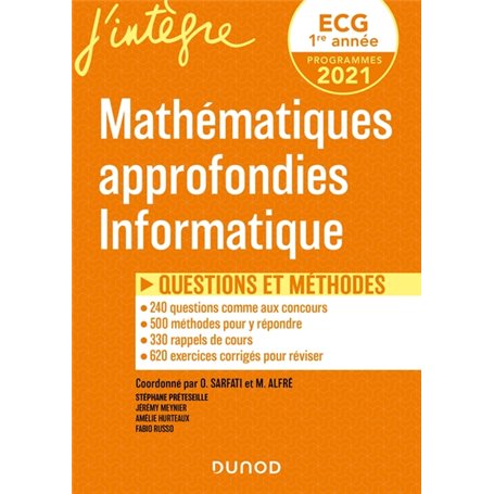 ECG 1 - Mathématiques approfondies, Informatique