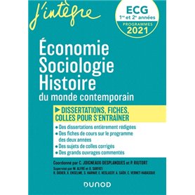 ECG 1 et 2 - Economie, Sociologie, Histoire du monde contemporain