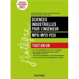 Sciences industrielles pour l'ingénieur MPSI-MP2I -PCSI