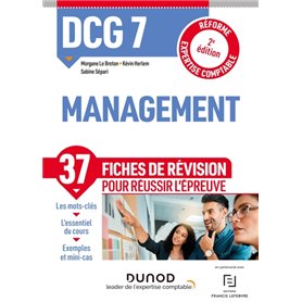 DCG 7 Management - Fiches de révision - 2e éd.